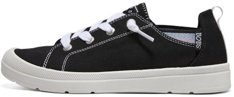 (Women) Skechers Bob's 'Black Canvas Low' 113857-BLK (Women) Skechers Bob's 'Black Canvas Low' 113857-BLK