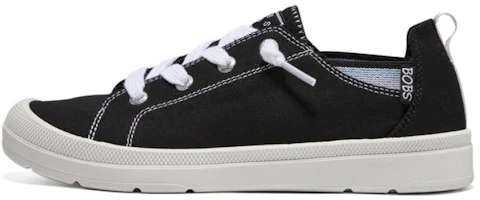 (Women) Skechers Bob's 'Black Canvas Low' 113857-BLK (Women) Skechers Bob's 'Black Canvas Low' 113857-BLK