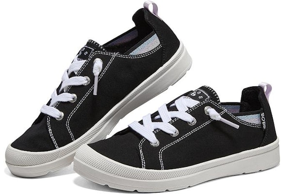(W) Skechers Bob's 'Canvas Hitam Rendah' 113857-BLK Lookbook (W) Skechers Bob's 'Canvas Hitam Rendah' 113857-BLK