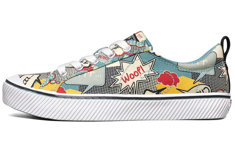 (Women) Skechers Bob's Cartoon Stitching Canvas Shoes Black 113199-BKMT