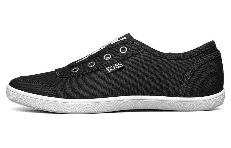 (Women) Skechers Bob's B Cute 'Black Canvas' 113275-BKW