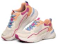 Lookbook (W) Skechers Bob's Bamina Low-Top Beige/Rosa/Blanco 117043-OFPK