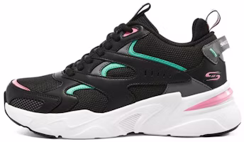 (Women) Skechers Bob's Bamina 'Black' 117361-BKMT (Women) Skechers Bob's Bamina 'Black' 117361-BKMT