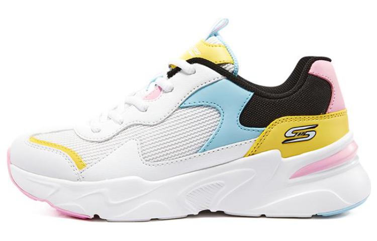 (Women) Skechers Bob's Bamina 'White Black Blue' 117049-WMLT