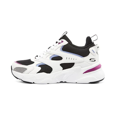(W) Skechers Bob's Bamina 'White Navy'