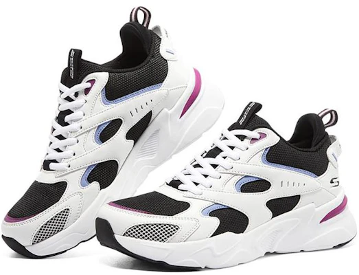 (W) Skechers Bob''s Bamina ''Bianco Blu Navy'' 117361-WBPR Lookbook (W) Skechers Bob''s Bamina ''Bianco Blu Navy'' 117361-WBPR