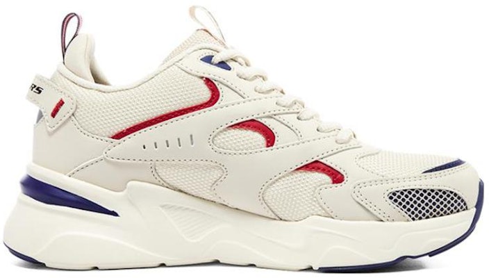 (Women) Skechers Bob's Bamina 'Beige Red Blue' 117361-NTNV Order (Women) Skechers Bob's Bamina 'Beige Red Blue' 117361-NTNV