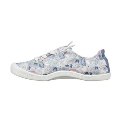 (W) Skechers Bob's Beach Bingo Low-Top Sneakers Grey/Blue
