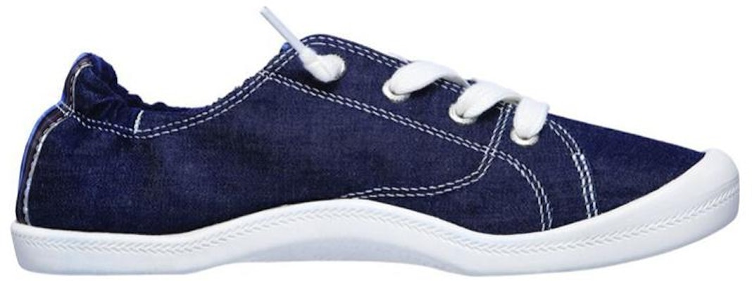 (Women) Skechers Bob's Beach Bingo Low-Top Sneakers Blue 113288-DEN Order (Women) Skechers Bob's Beach Bingo Low-Top Sneakers Blue 113288-DEN