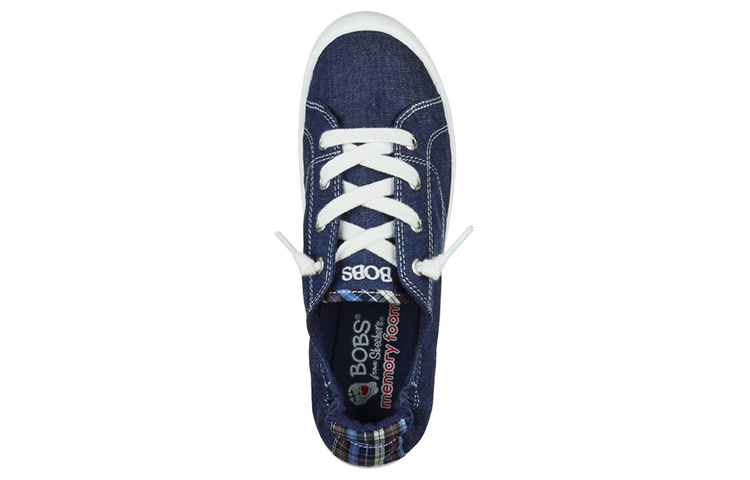 Lookbook (W) Skechers Bob''s Beach Bingo Lage Sneakers Blauw 113288-DEN