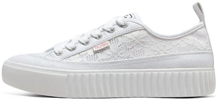 (Women) Skechers Bob's Canvas Low 'White' 114391-WHT (Women) Skechers Bob's Canvas Low 'White' 114391-WHT