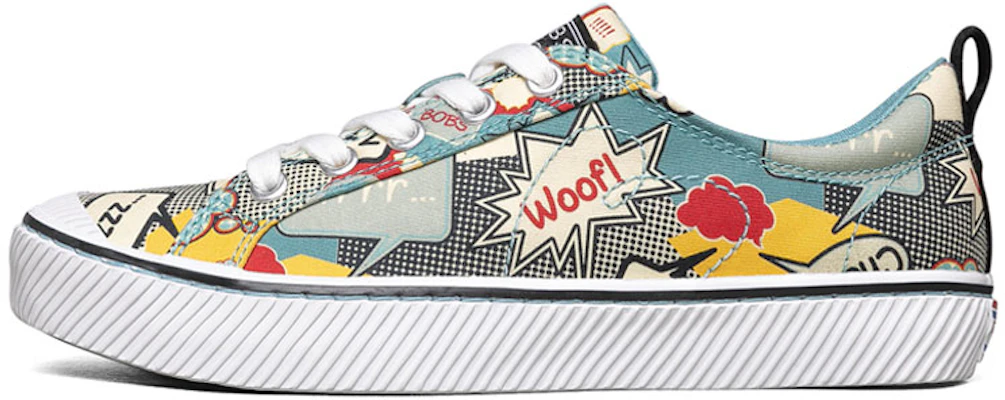 (W) Skechers Bob''s Zwarte Canvas Schoenen met Cartoon Stiksels 113199-BKMT Buy (W) Skechers Bob''s Zwarte Canvas Schoenen met Cartoon Stiksels 113199-BKMT
