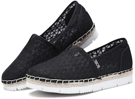 Lookbook Skechers Bob's Flexpadrille 2 防滑輕便 低幫 運動休閒鞋 女款 黑色