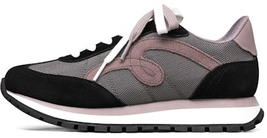 (Women) Skechers Bob's Flutter Low-Top Black/Pink 117077-BKMV (Women) Skechers Bob's Flutter Low-Top Black/Pink 117077-BKMV