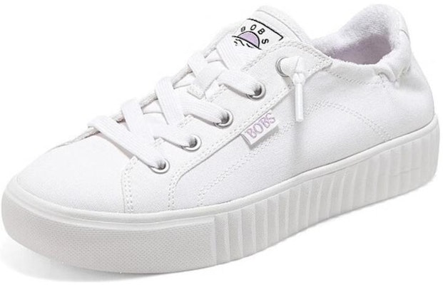 (W) Skechers Bob's 纯白低帮鞋 114390-WHT Lookbook (W) Skechers Bob's 纯白低帮鞋 114390-WHT