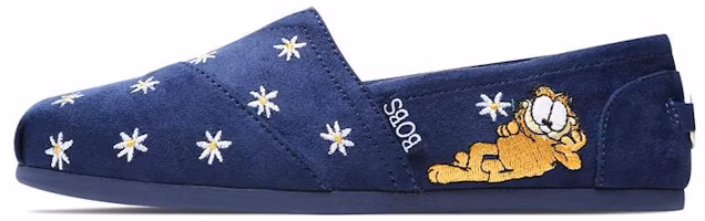 (Women) Skechers Bob's Plush 'Garfield Cartoon Embroidery Navy' 32628-NVY (Women) Skechers Bob's Plush 'Garfield Cartoon Embroidery Navy' 32628-NVY