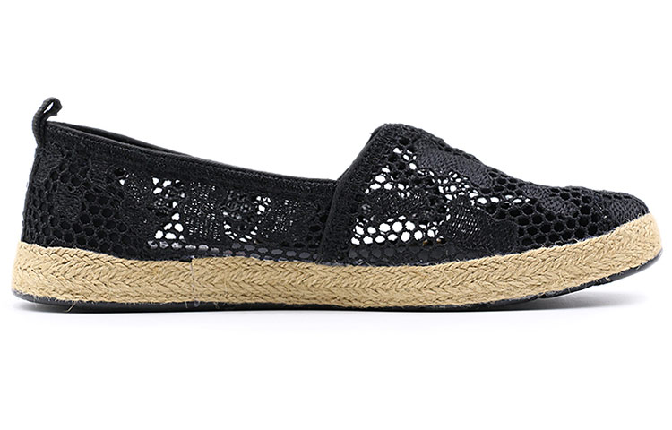 Order (W) Skechers Bobs Mocassins Noirs Slip-on 66666096-BBK