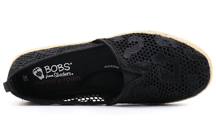 Lookbook (W) Skechers Bobs Mocassins Noirs Slip-on 66666096-BBK