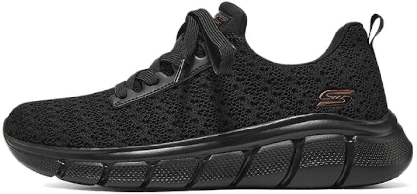 (Women) Skechers Bob's Sport Bobs Squad 'Black' 117347-BBK Buy (Women) Skechers Bob's Sport Bobs Squad 'Black' 117347-BBK