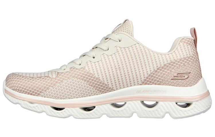 (Women) Skechers Bob's Sport Arc Waves 'Knight Waves Beige' 117173-OFWT