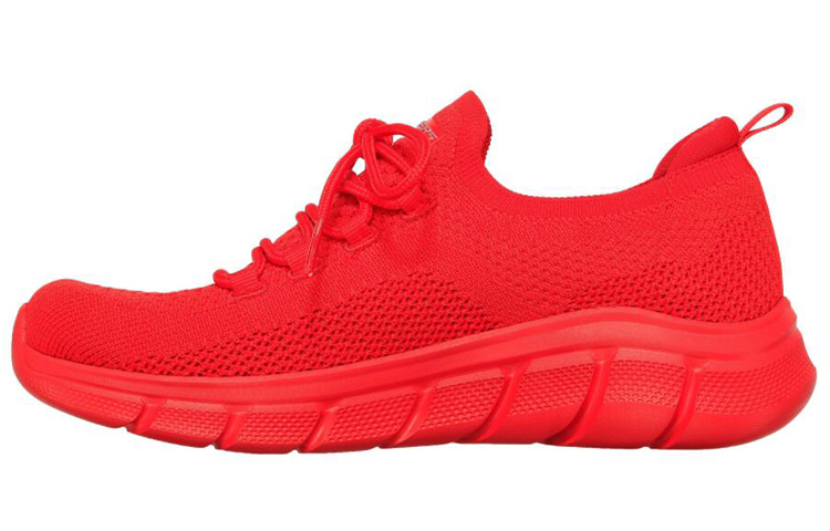 (Women) Skechers Bob's Sport B Flex Low-Top Red 117121-RED