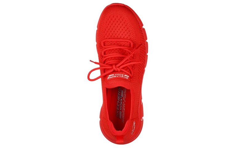 Lookbook (W) Skechers Bob''s Sport B Flex Baskets Basses Rouges 117121-RED