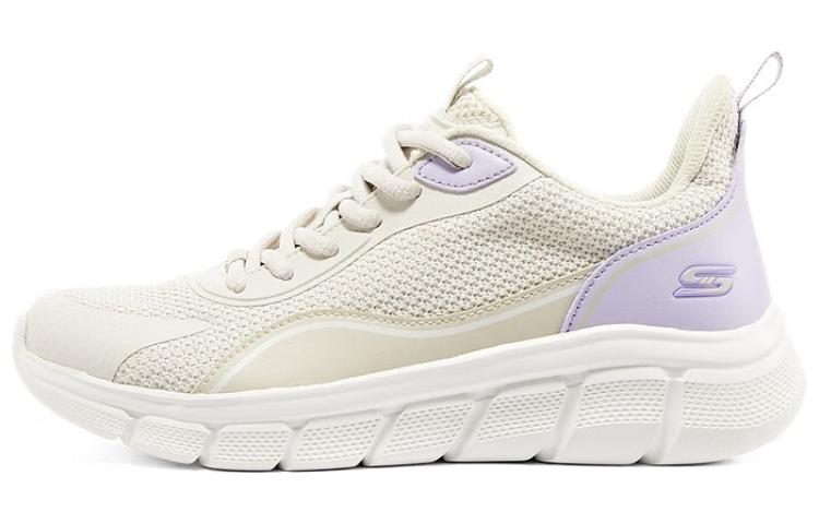 (Women) Skechers Bob's Sport Low 'White Purple' 117340-NTMT