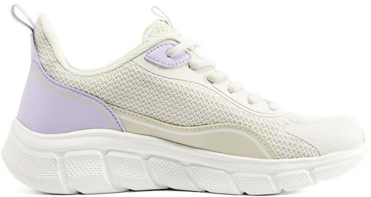 (W) Skechers Bob's Sport Rendah 'Putih Ungu' 117340-NTMT Order (W) Skechers Bob's Sport Rendah 'Putih Ungu' 117340-NTMT