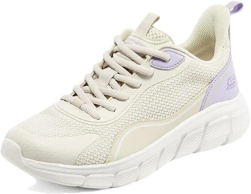 (W) Skechers Bob's Sport Rendah 'Putih Ungu' 117340-NTMT Lookbook (W) Skechers Bob's Sport Rendah 'Putih Ungu' 117340-NTMT