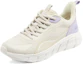 Lookbook (W) Skechers Bob's Sport Rendah 'Putih Ungu' 117340-NTMT