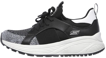 (Women) Skechers Bob's Sport Sparrow 2.0 'Black White' 117013-BKW (Women) Skechers Bob's Sport Sparrow 2.0 'Black White' 117013-BKW