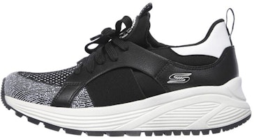 (Women) Skechers Bob's Sport Sparrow 2.0 'Black White' 117013-BKW (Women) Skechers Bob's Sport Sparrow 2.0 'Black White' 117013-BKW