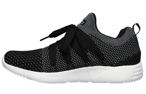 (Women) Skechers Bob's Sport Sparrow Low-Top Black/Grey 32709-BKCC Buy (Women) Skechers Bob's Sport Sparrow Low-Top Black/Grey 32709-BKCC