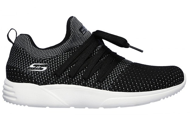 (W) Skechers Bob's Sport Sparrow Sepatu Rendah Hitam/Abu-Abu 32709-BKCC Order (W) Skechers Bob's Sport Sparrow Sepatu Rendah Hitam/Abu-Abu 32709-BKCC