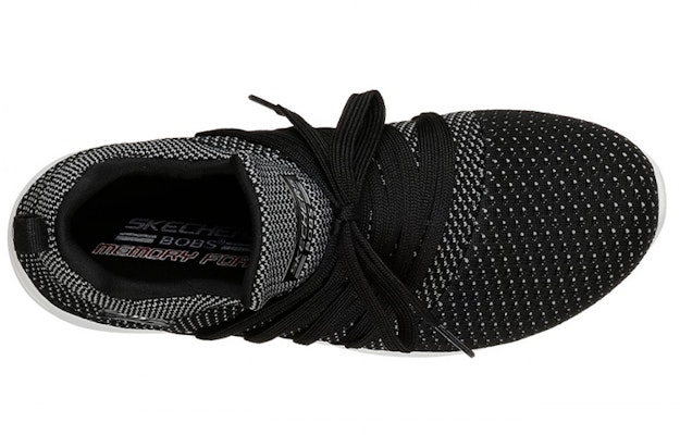 (W) Skechers Bob's Sport Sparrow Sepatu Rendah Hitam/Abu-Abu 32709-BKCC Lookbook (W) Skechers Bob's Sport Sparrow Sepatu Rendah Hitam/Abu-Abu 32709-BKCC