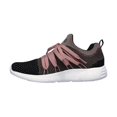 (W) Skechers Bob's Sport Sparrow Low-Top Black/Pink