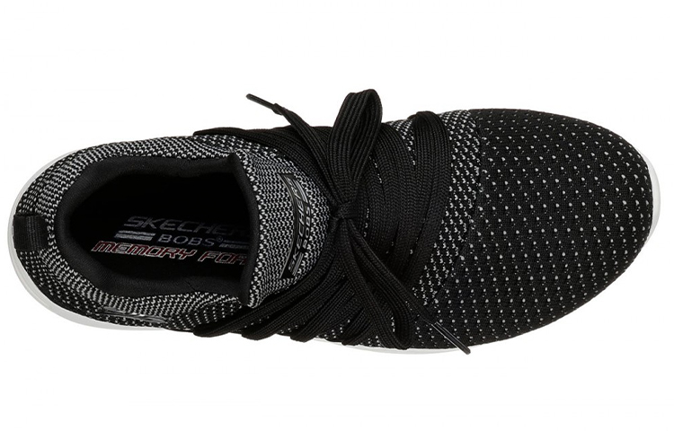 Lookbook (W) Skechers Bob''s Sport Sparrow Baskets Noir/Gris 32709-BKCC