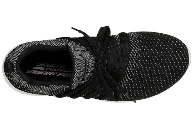 (W) Skechers Bob''s Sport Sparrow Baskets Noir/Gris 32709-BKCC Lookbook (W) Skechers Bob''s Sport Sparrow Baskets Noir/Gris 32709-BKCC
