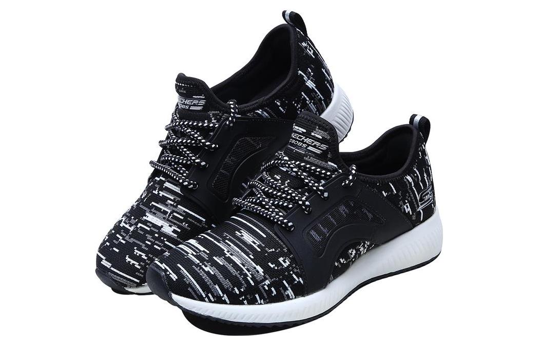 Lookbook (Women) Skechers Bob's Squad 'Black White' 31363-BKW