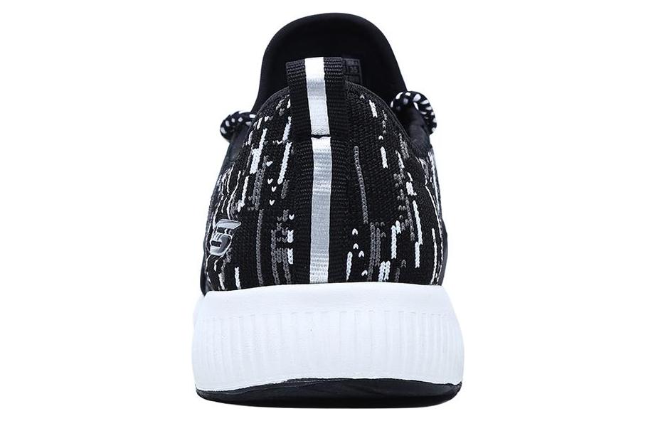 Shop (Women) Skechers Bob's Squad 'Black White' 31363-BKW