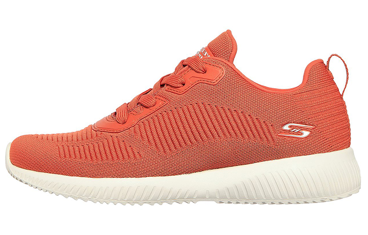 (Women) Skechers Bob's Squad 'Breathable Low-Top Running Orange Red' 32504-BRCK