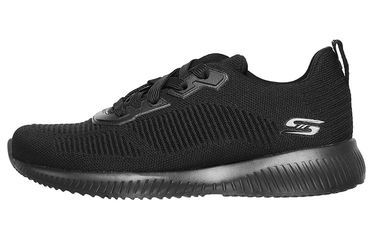 (Women) Skechers Bob's Squad 'Low-Top Running Black' 32504-BBK