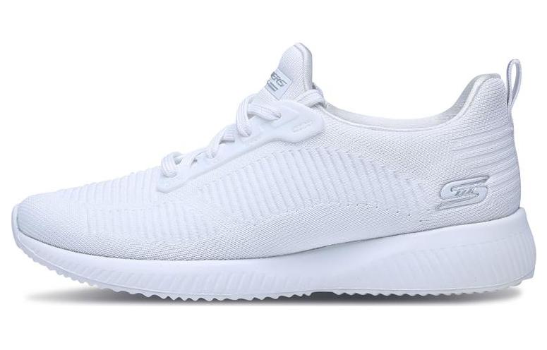 (Women) Skechers Bob's Squad 'Slip Resistant White' 31362-WHT