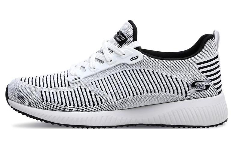 (Women) Skechers Bob's Squad 'White Black' 31360-WBK