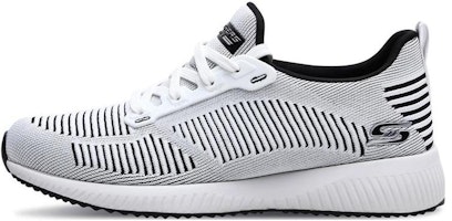 (Women) Skechers Bob's Squad 'White Black' 31360-WBK (Women) Skechers Bob's Squad 'White Black' 31360-WBK