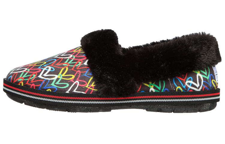 (Women) Skechers Bobs 'Black Casual Slip-On' 113610-BKMT