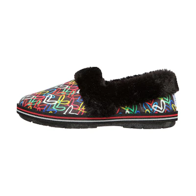 (W) Skechers Bobs 'Black Casual Slip-On'