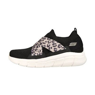 (W) Skechers Bobs 'Black White'