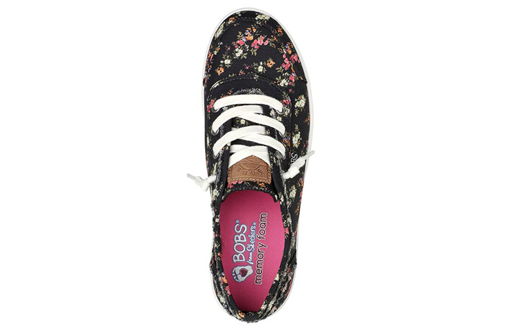 Lookbook (W) Skechers Bobs 'Moda Casual Negro' 113849-BKMT