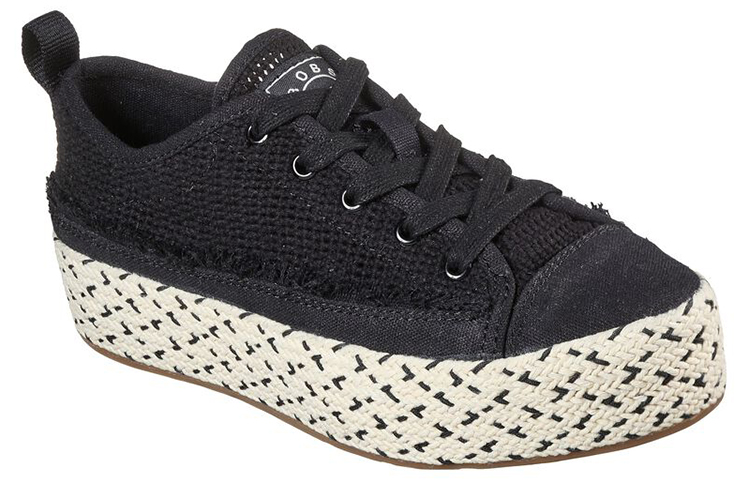 (W) Skechers Bobs 'Casual Fashion Black' 圖 3